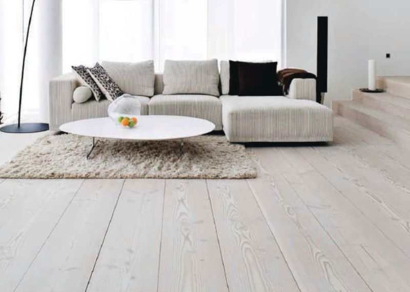 OAK WHITE SAND Laminated Wood Flooring