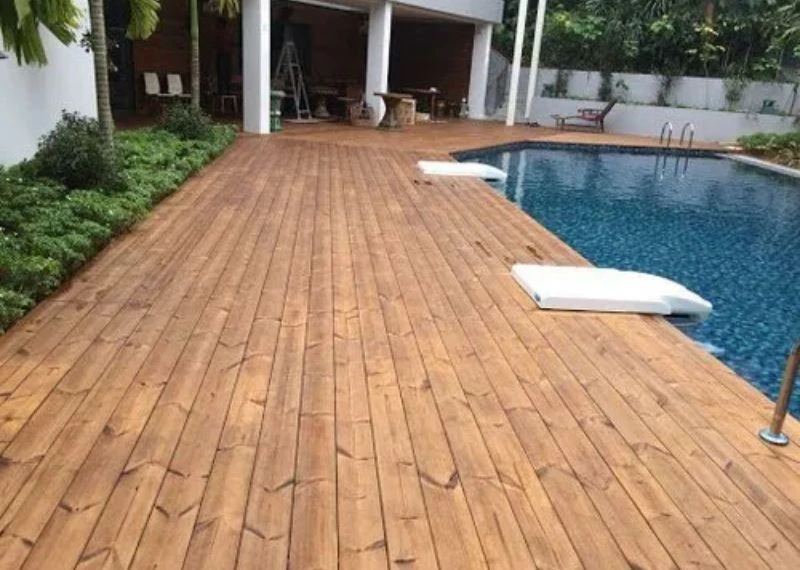 Thermo Pine Decking: Natural Beauty Engineered for the Outdoors
