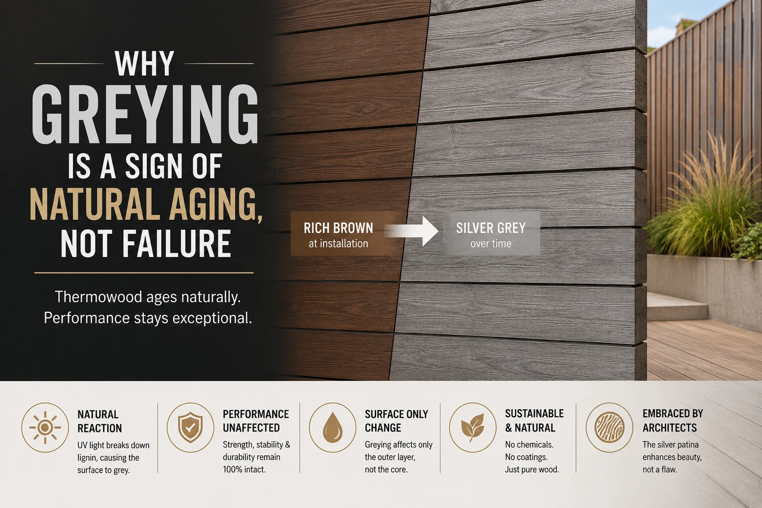 Why Greying Is A Sign Of Natural Aging, Not Failure In Thermowood